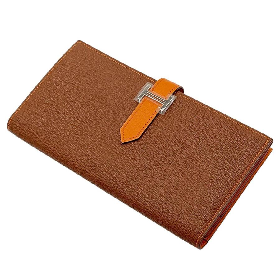 HERMES（エルメス） 未使用 財布 ベアン スフレ 長財布 ブラウン