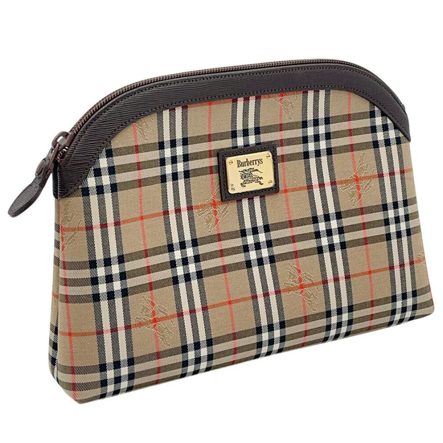 【未使用】 バーバリー ノヴァチェック ポーチ BURBERRY（バーバリー） 極美品 ポーチ バーバリーチェック ノバ