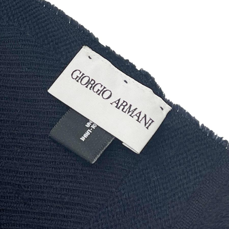 GIORGIO ARMANI アルマーニ マフラー ジョルジオアルマーニ ウール100