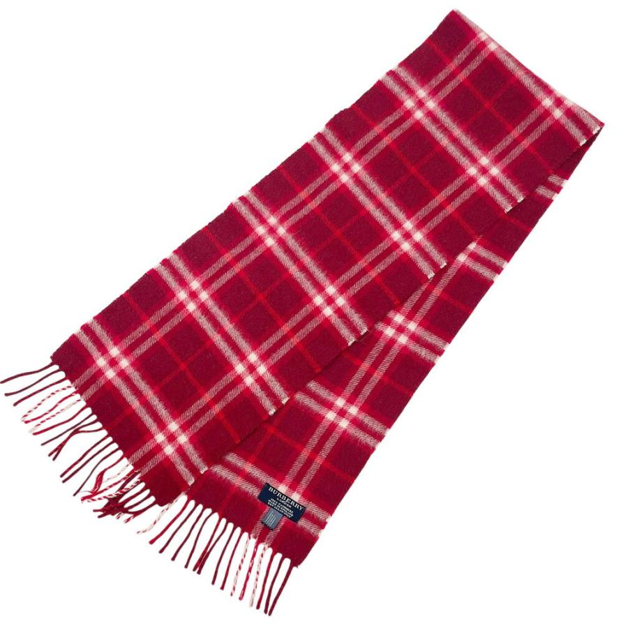 BURBERRY（バーバリー） 美品 マフラー バーバリーチェック フリンジ