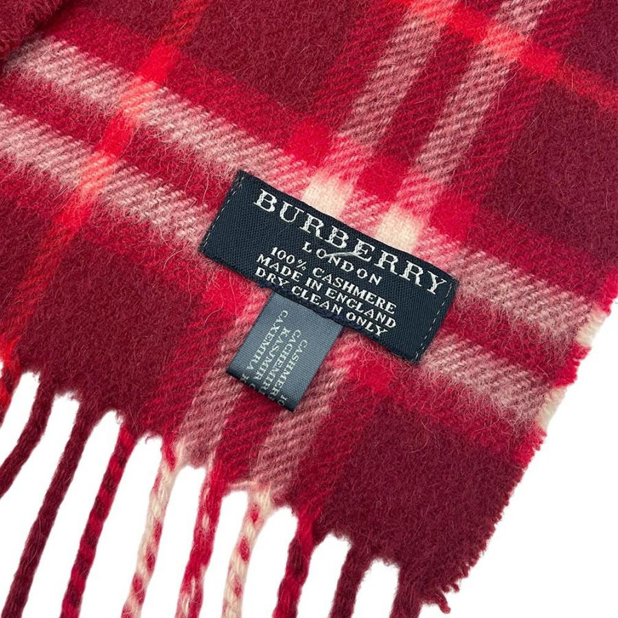 BURBERRY（バーバリー） 美品 マフラー バーバリーチェック フリンジ