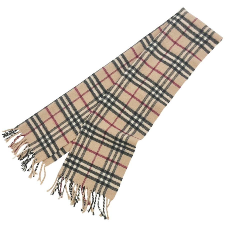 BURBERRY（バーバリー） マフラー バーバリーチェック フリンジ
