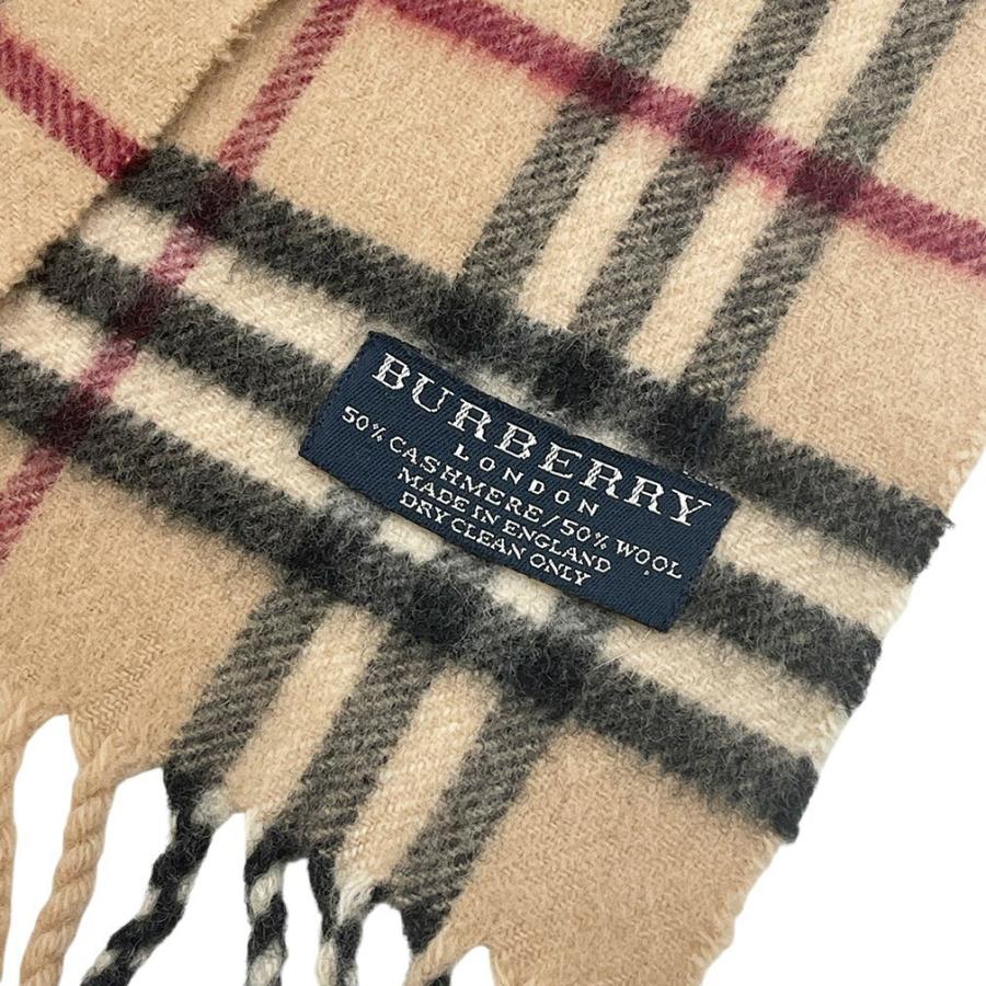 BURBERRY（バーバリー） マフラー バーバリーチェック フリンジ