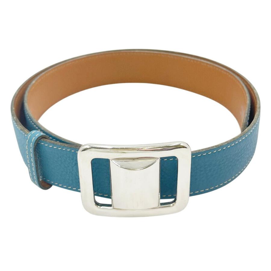 HERMES（エルメス） ベルト サイズ80 シンプルバックル シルバー