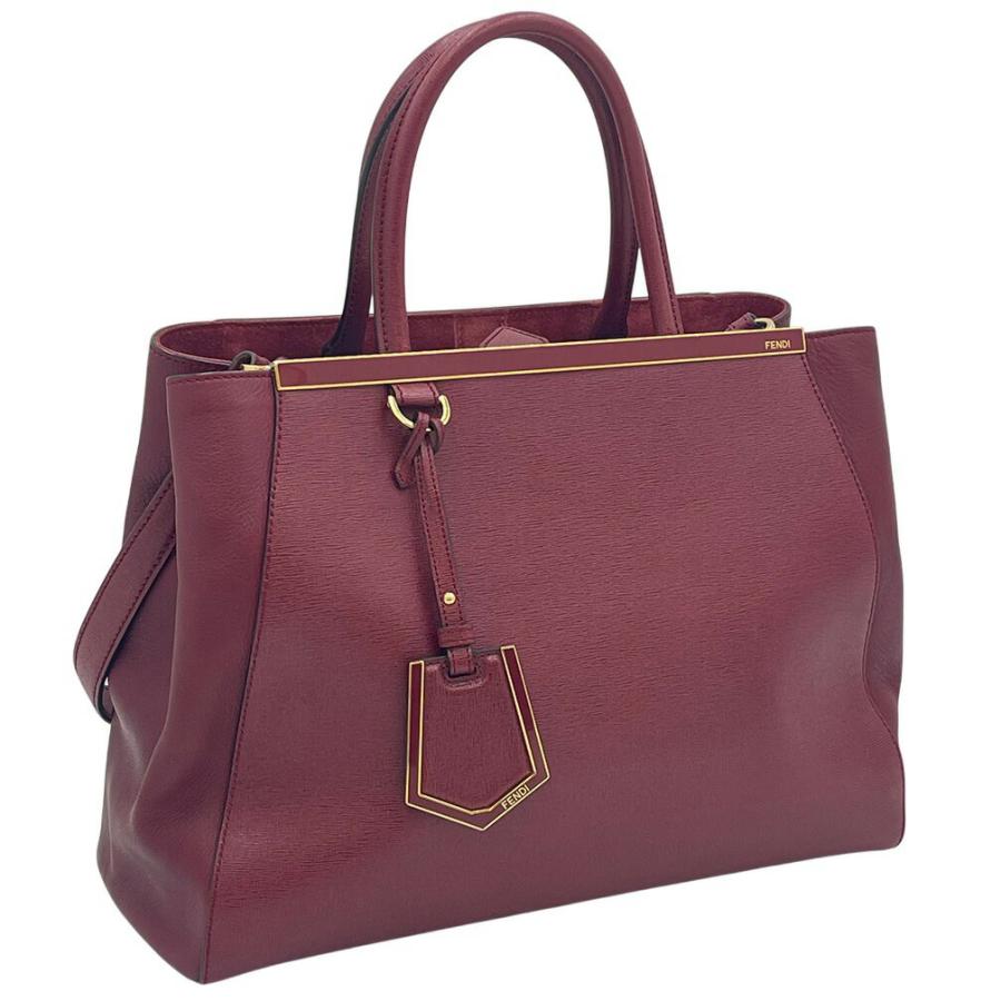 【美品】フェンディ　トゥージュール　8BH250　ハンドバッグ　2WAY　レザー 2Jours フェンディ ハンドバッグ FENDI バッグ 8BH250 トゥージュール