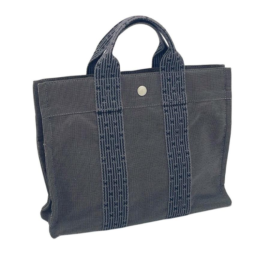 HERMES エルメス エールライン トートPM キャンバス ミニトートバッグ HERMES(エルメス) エールライントートPM/キャンパスミニトートバッグ