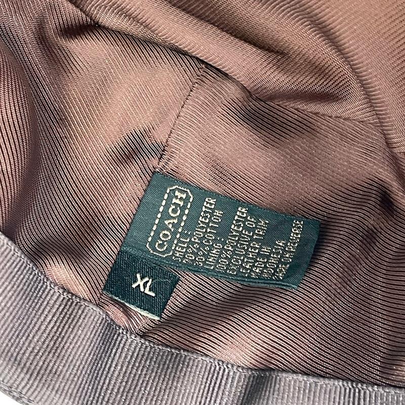 COACH（コーチ） ハット 帽子 XL 62cm シグネチャー ベルト付きハット