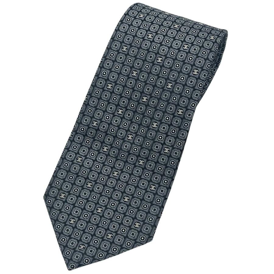 CHANEL（シャネル） 美品 ブランド ネクタイ 高級 シルク 100