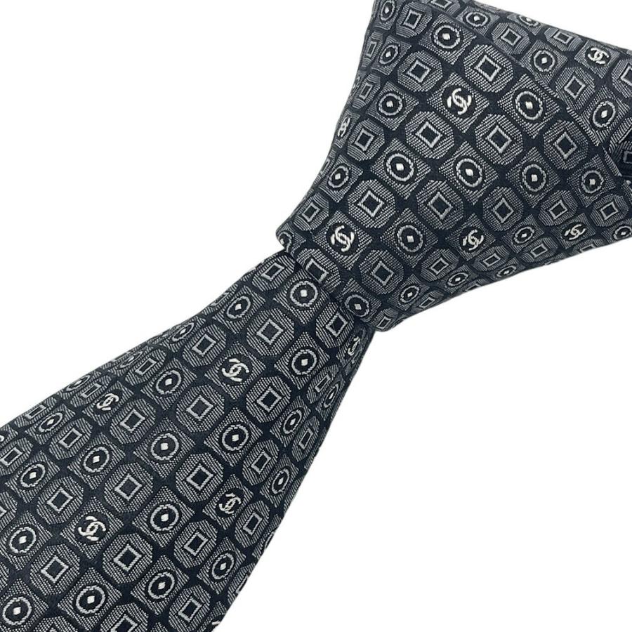 CHANEL（シャネル） 美品 ブランド ネクタイ 高級 シルク 100