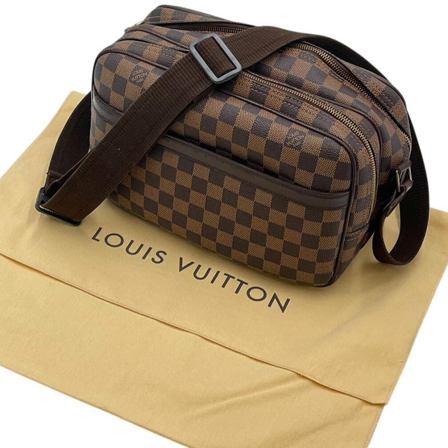 ルイヴィトン　ダミエ リポーターPM/SPO  N45253【Aランク】【中古】 ルイ・ヴィトン LOUIS VUITTON リポーターPM N45253 ブラウン ダミエ