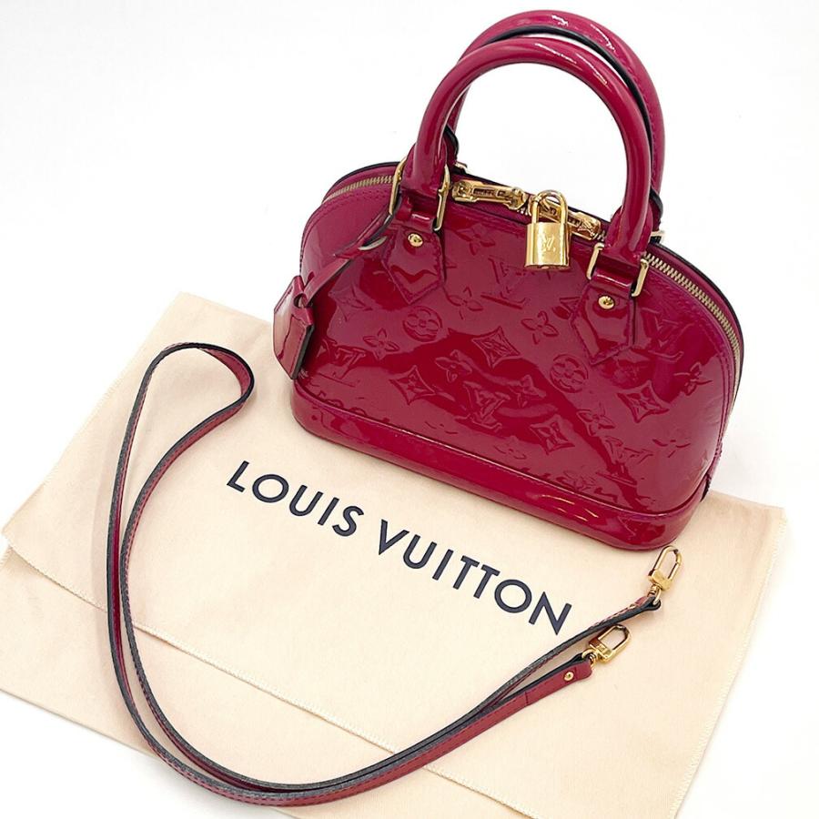ルイ ヴィトン ヴェルニ アルマBB ハンドバッグ ショルダーバッグ エナメル黒 LOUIS VUITTON（ルイ・ヴィトン） ヴェルニ モンテーニュBB ショルダー