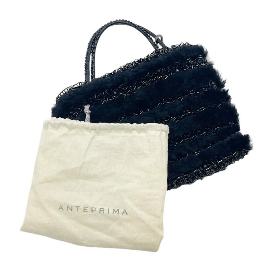 ANTEPRIMA ワイヤーハンドバッグ 黒 ブラックメタル ANTEPRIMA（アンテプリマ） ワイヤーバッグ ハンドバッグ 黒 ブラック