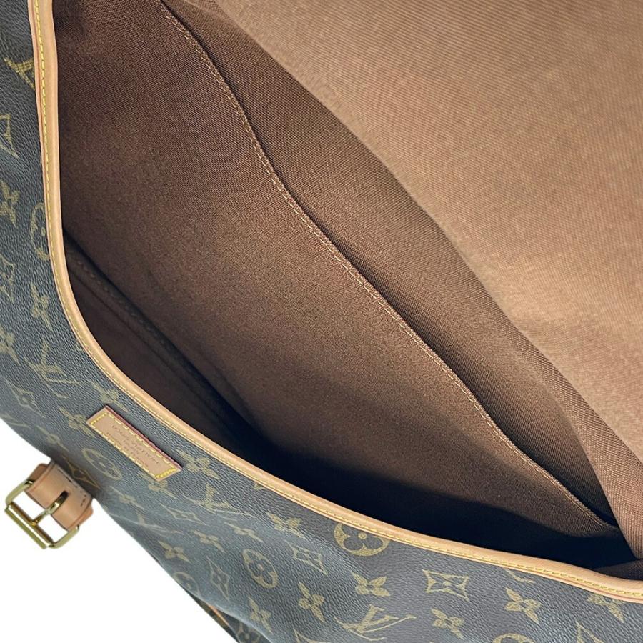 緊急値下げ！LOUIS VUITTON レザー 斜め掛け ショルダー バック メ ソミュール 美品 ショルダーバッグ ルイヴィトン レディース メンズ