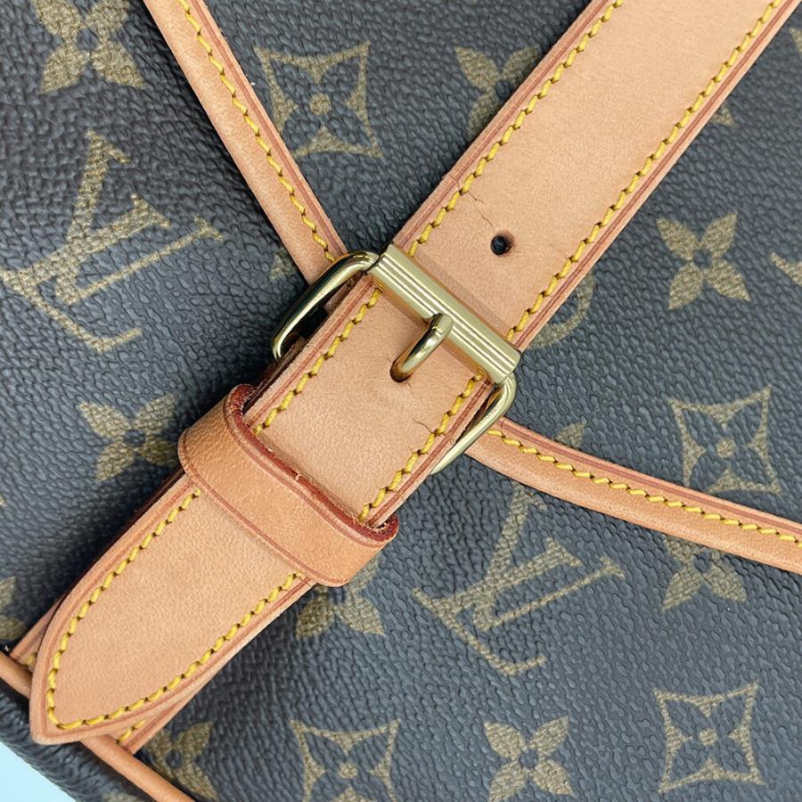 ソミュール 美品 ショルダーバッグ ルイヴィトン レディース メンズ