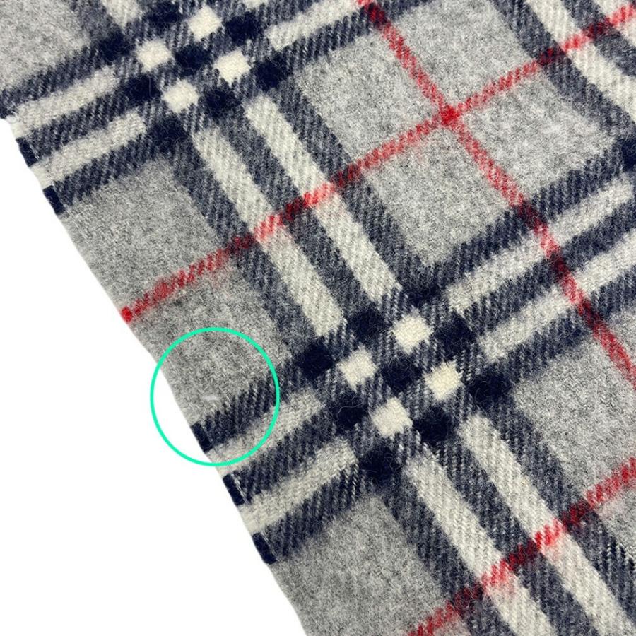 BURBERRY バーバリー ウールチェックブランケット BURBERRY（バーバリー） ブランケット バーバリーチェック フリンジ