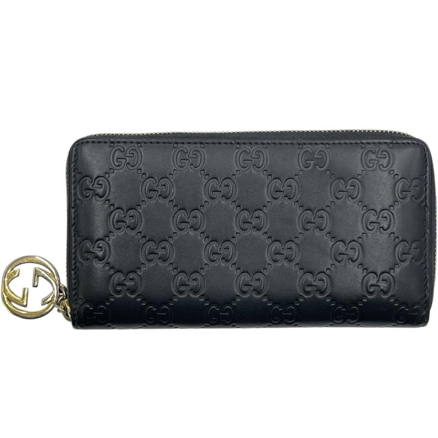 グッチシマ グッチ 長財布 GUCCI 財布 409342 ラウンドファスナー