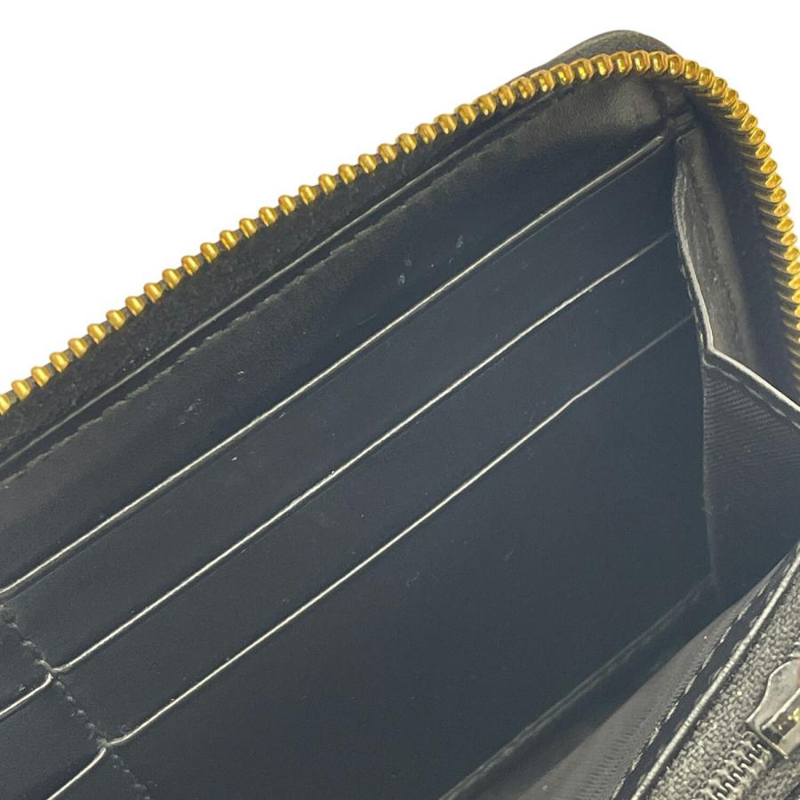 GUCCI グッチ 長財布 シマ ラウンドジップ ファスナー ブラック グッチ GUCCI 長財布 メンズ レディース ラウンドファスナー GG