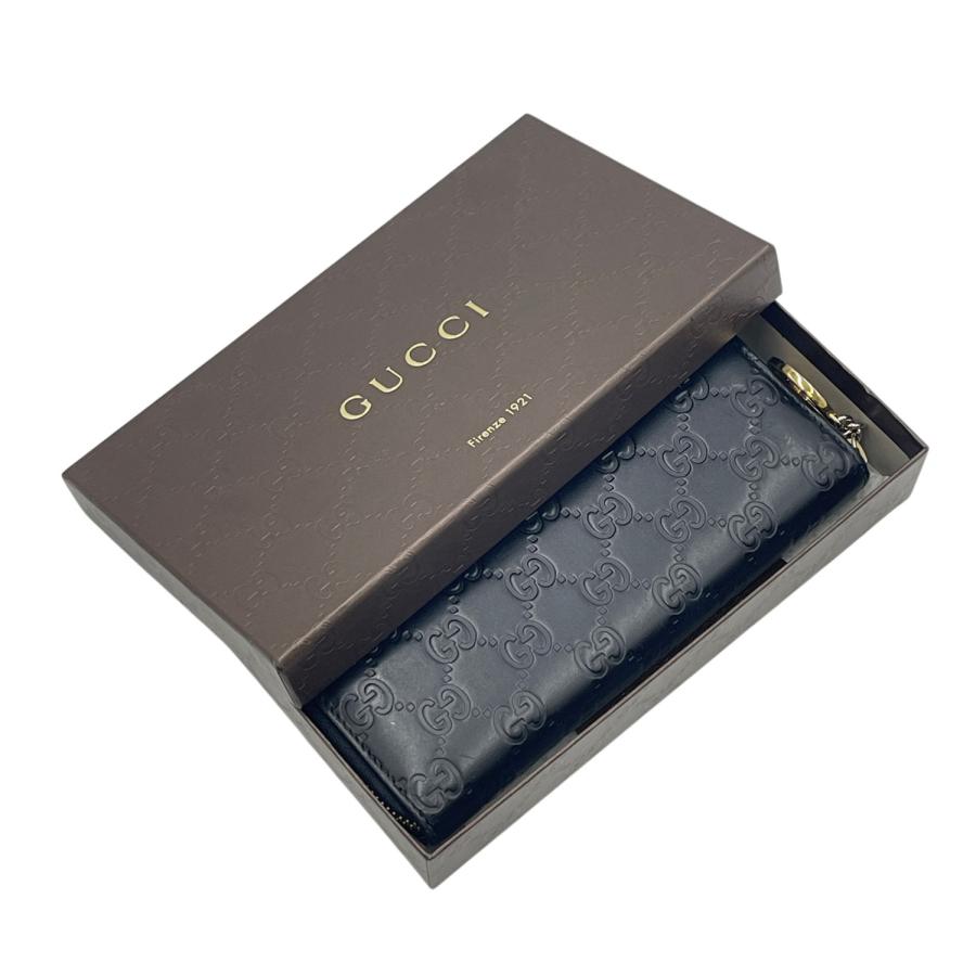 グッチシマ グッチ 長財布 GUCCI 財布 409342 ラウンドファスナー