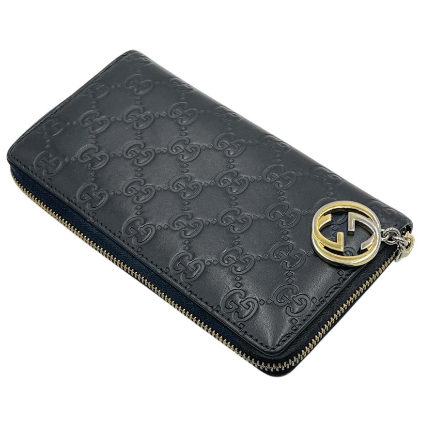 グッチシマ グッチ 長財布 GUCCI 財布 409342 ラウンドファスナー