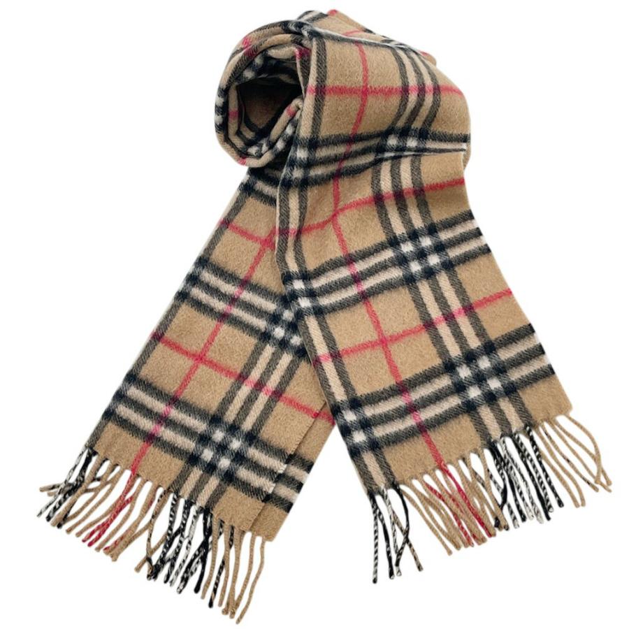 BURBERRY（バーバリー） マフラー バーバリーチェック フリンジ