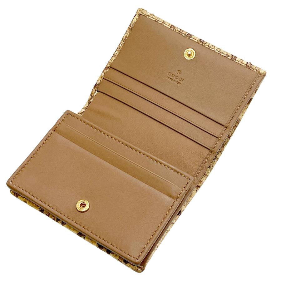 GG グッチ 二つ折り財布 GUCCI 財布 456126 GGマーモント パイソン 