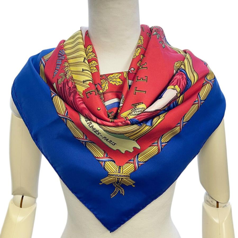 HERMES（エルメス） スカーフ カレ90 90cm シルク 100％ 1789年