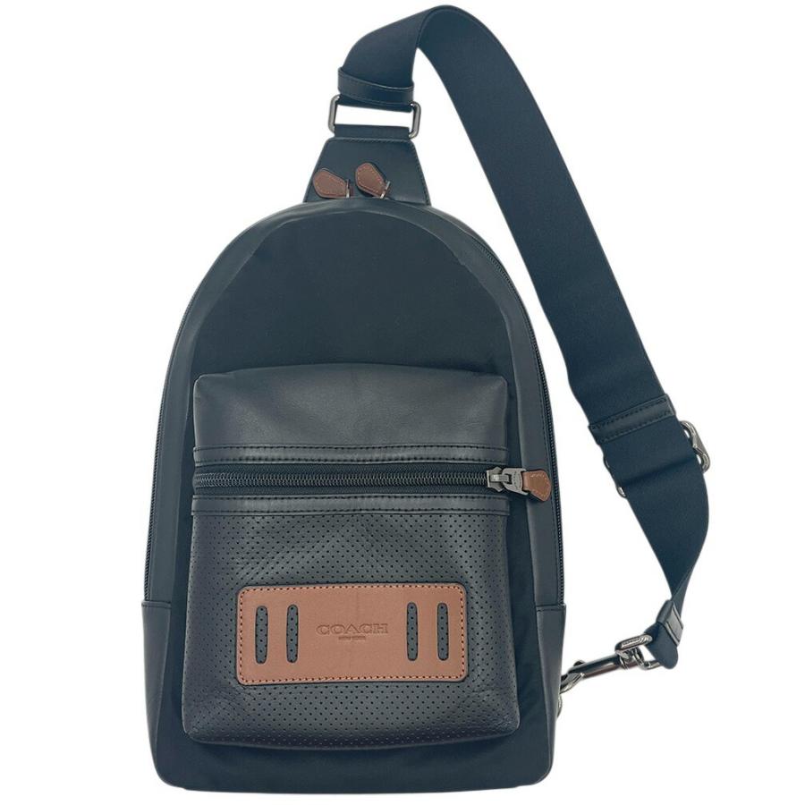 コーチ メンズ ボディバッグ ブラック COACH（コーチ） ボディバッグ メンズ 斜め掛け F56877 ブラック 黒