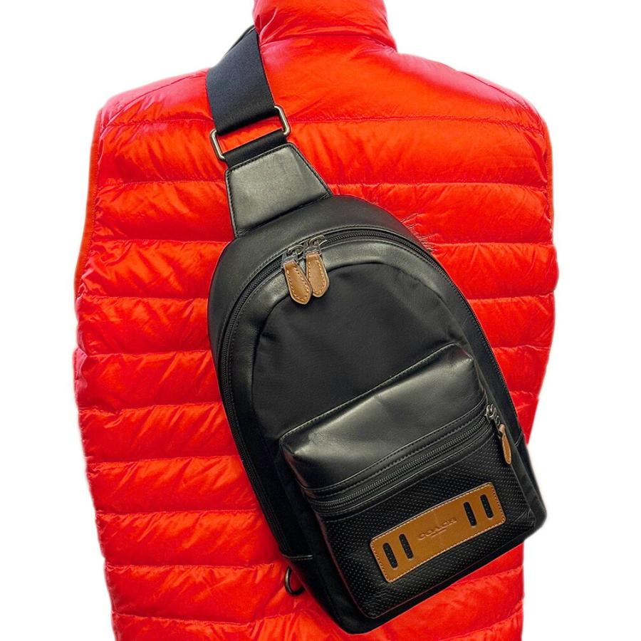 コーチ　COACH メンズ　ボディ　バッグ COACH（コーチ） ボディバッグ メンズ 斜め掛け F56877 ブラック 黒