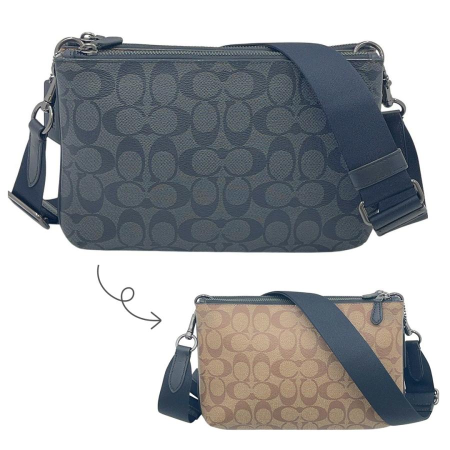 COACH（コーチ） ショルダーバッグ メンズ サコッシュ 斜め掛け 薄型