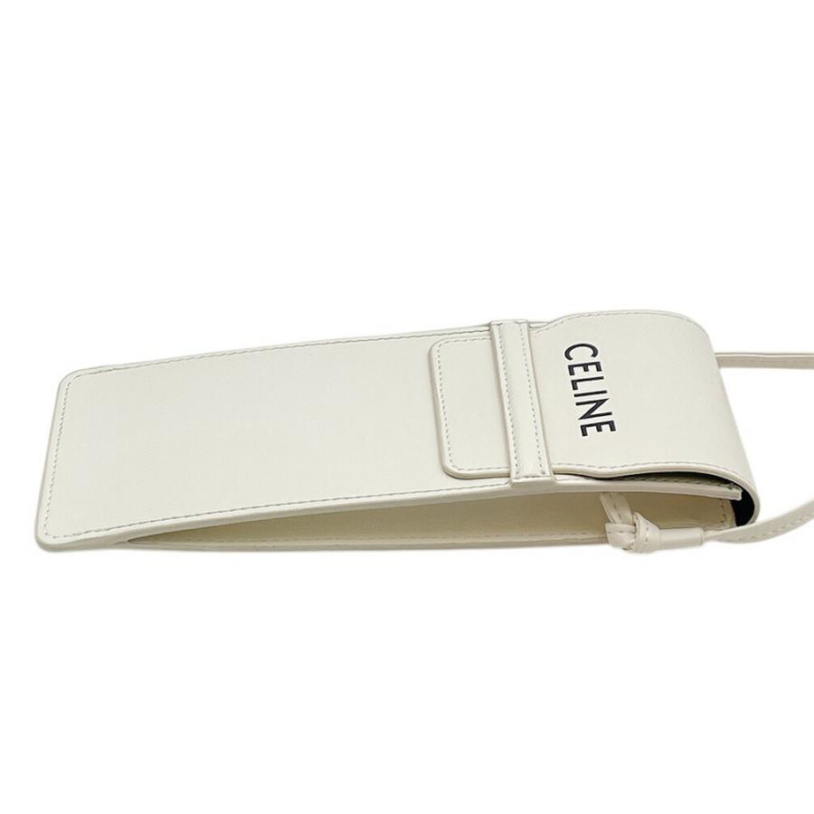 CELINE ホワイト ショルダーバッグ CELINE ホワイト ショルダーバッグ - メルカリ
