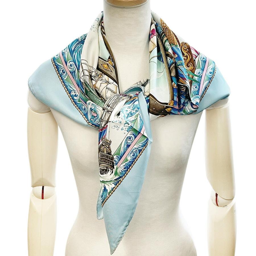 HERMES（エルメス） スカーフ カレ90 VIVE LE VENT 風よ吹け