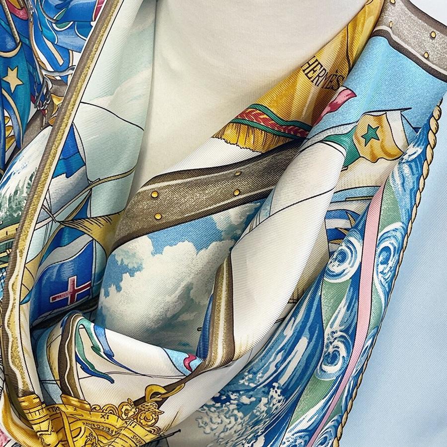 HERMES（エルメス） スカーフ カレ90 VIVE LE VENT 風よ吹け