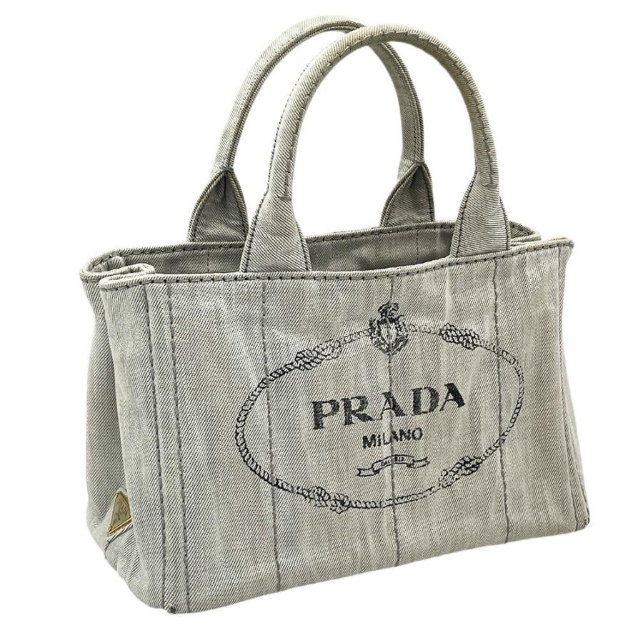 PRADA カナパ トートバッグ グレー CANAPA ハンドバッグ プラダ PRADA カナパ ミニ レディース ショルダー