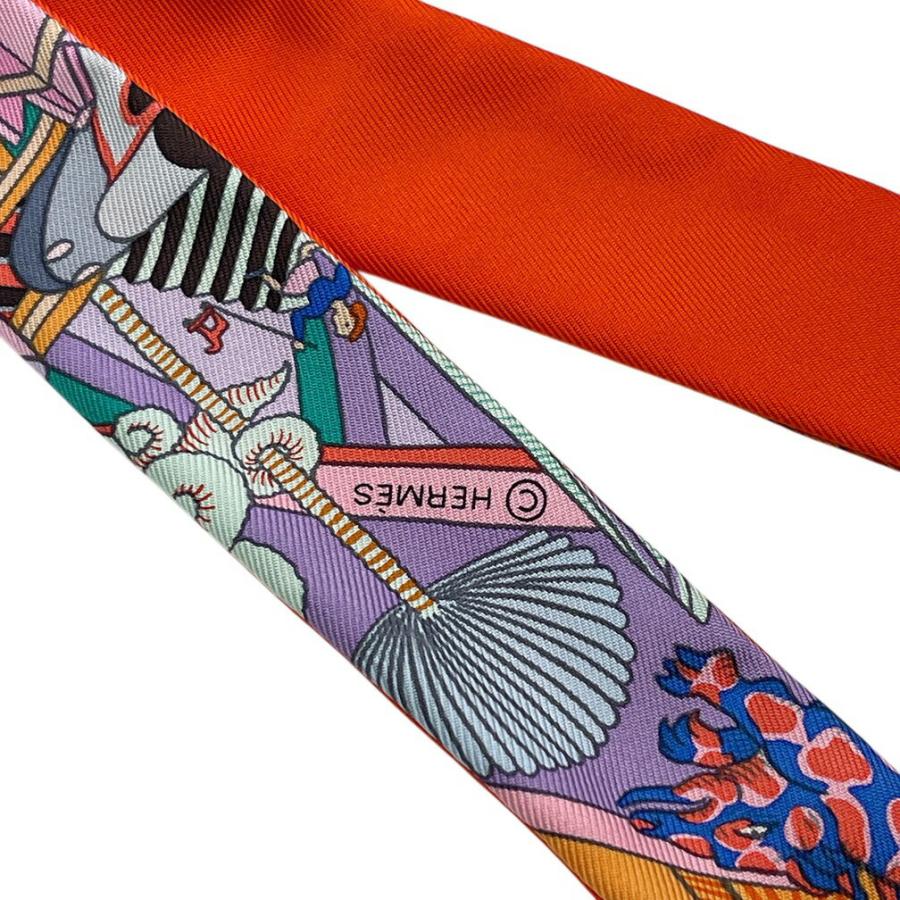 Twilly d'Hermes 極美品 ツイリー エルメス HERMES レディース リボン