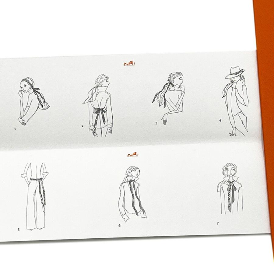 Twilly d'Hermes 極美品 ツイリー エルメス HERMES レディース リボン