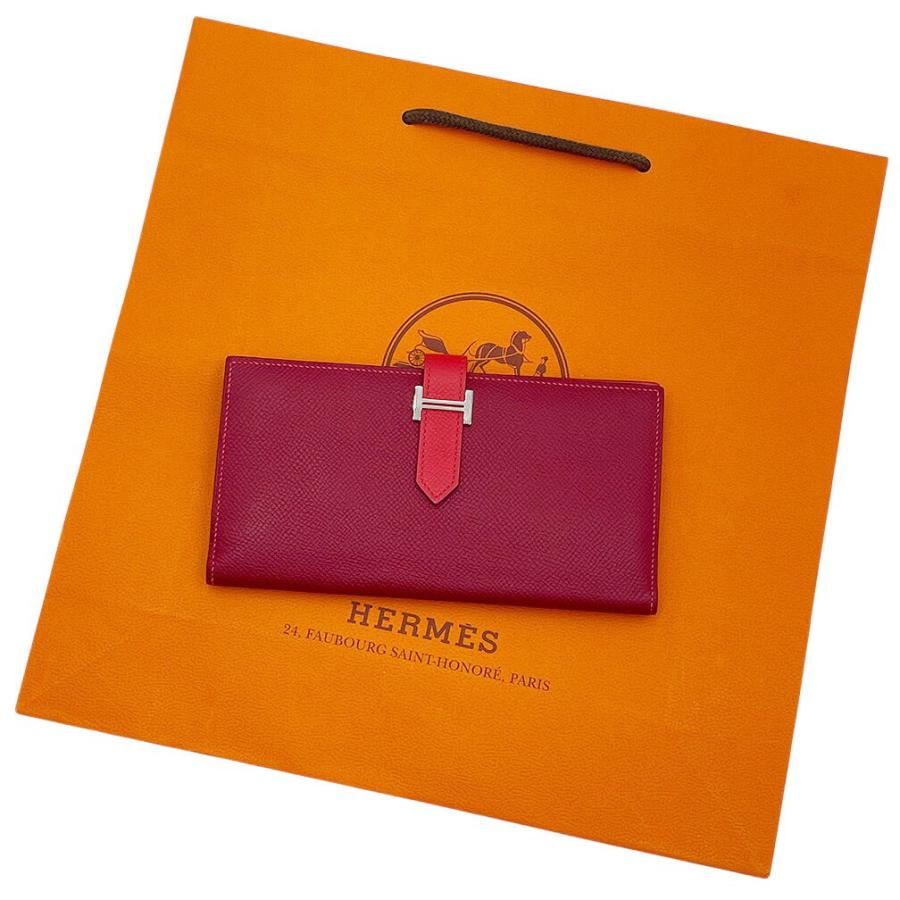 Bearn 美品 長財布 エルメス HERMES ベアンスフレ ヴェルソ レディース