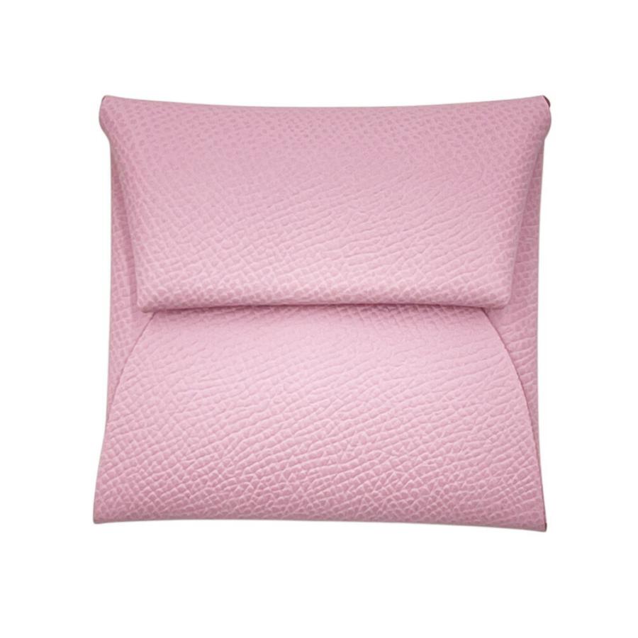 【未使用品】HERMES バスティア　ケース　小銭入れ　ピンク　エプソン HERMES（エルメス） 未使用 コインケース バスティア ヴォーエプソン