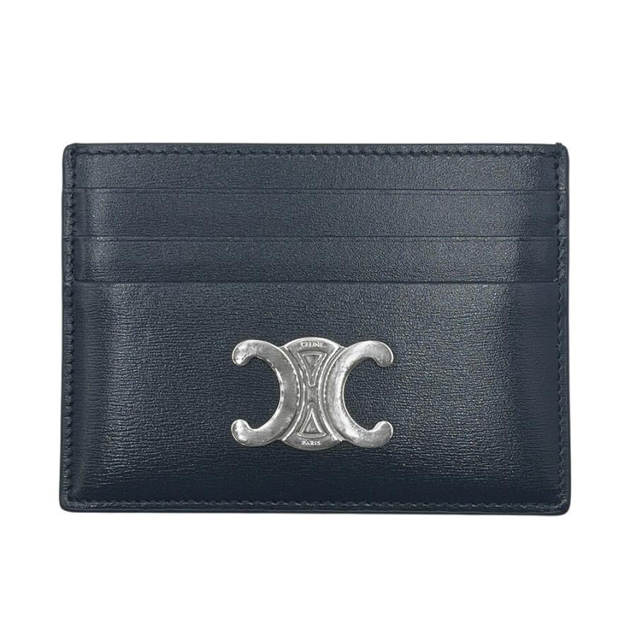 【⭐️極美品】 CELINEセリーヌ ＆カードケース トリオンフ ロゴ TRIOMPHE 極美品 カードケース セリーヌ CELINE トリオンフ 薄型 名刺