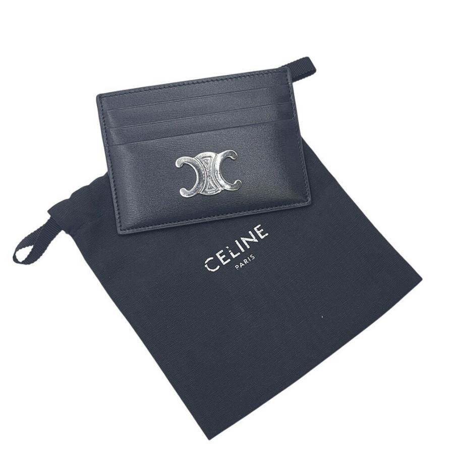 TRIOMPHE 極美品 カードケース セリーヌ CELINE トリオンフ 薄型 名刺