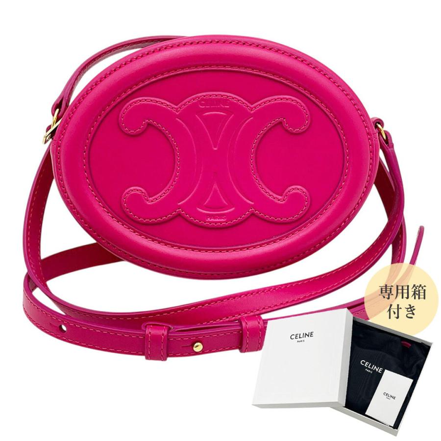 TRIOMPHE ほぼ未使用 ショルダーバッグ セリーヌ CELINE キュイル 