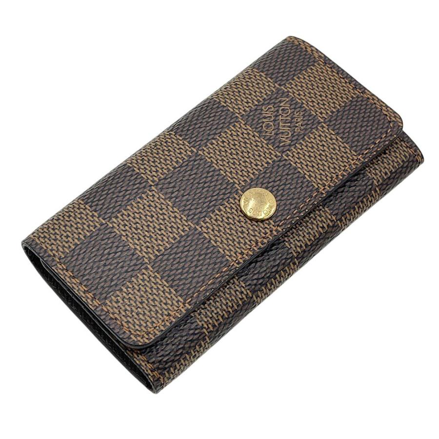 ルイヴィトン ダミエ エベヌ ミュルティクレ4 キーケース 4連 LOUIS VUITTON（ルイ・ヴィトン） キーケース ダミエ ミュルティクレ4