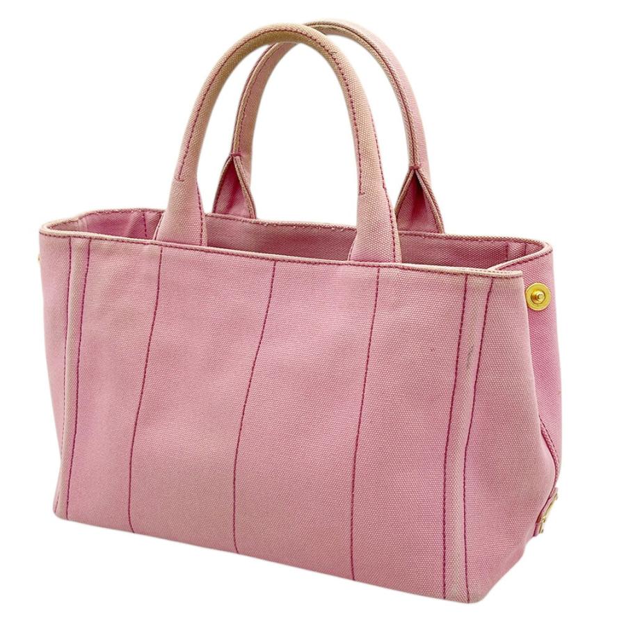 CANAPA プラダ カナパ ミニ PRADA ハンドバッグ ミニトート ピンク