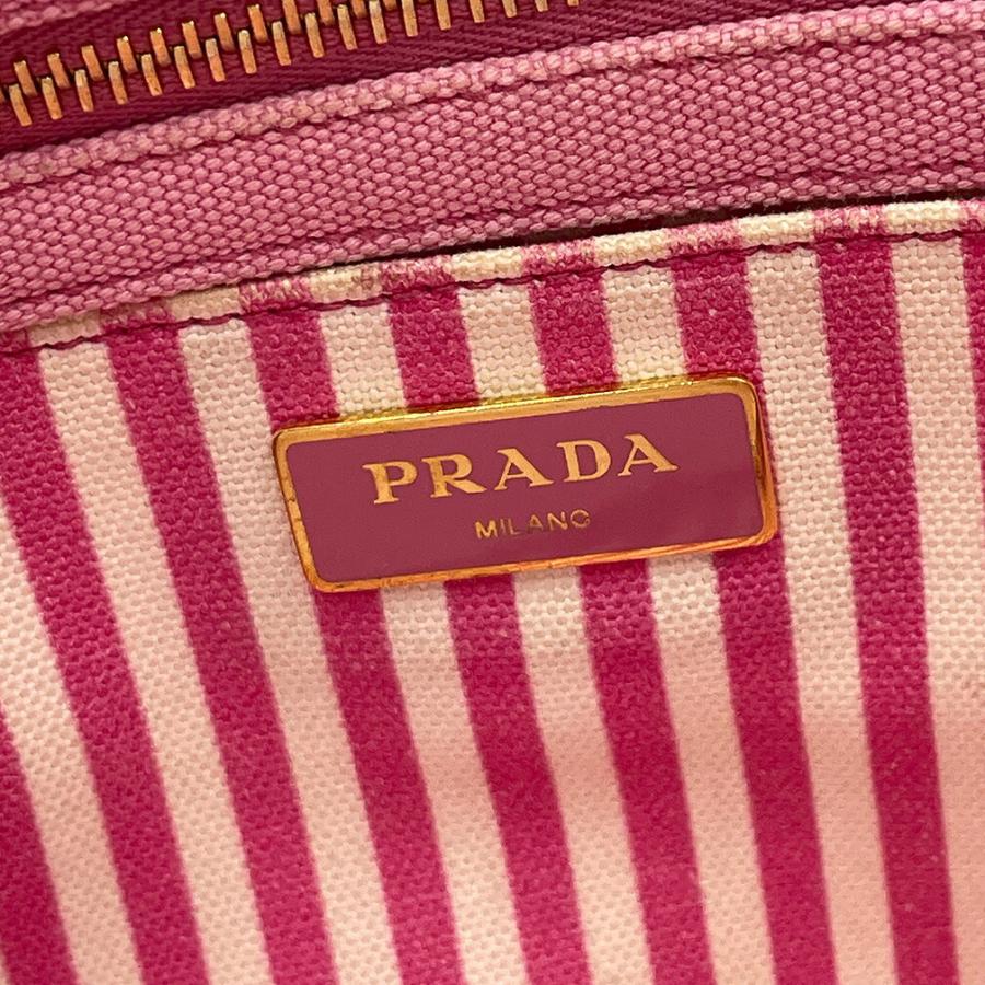 CANAPA プラダ カナパ ミニ PRADA ハンドバッグ ミニトート ピンク