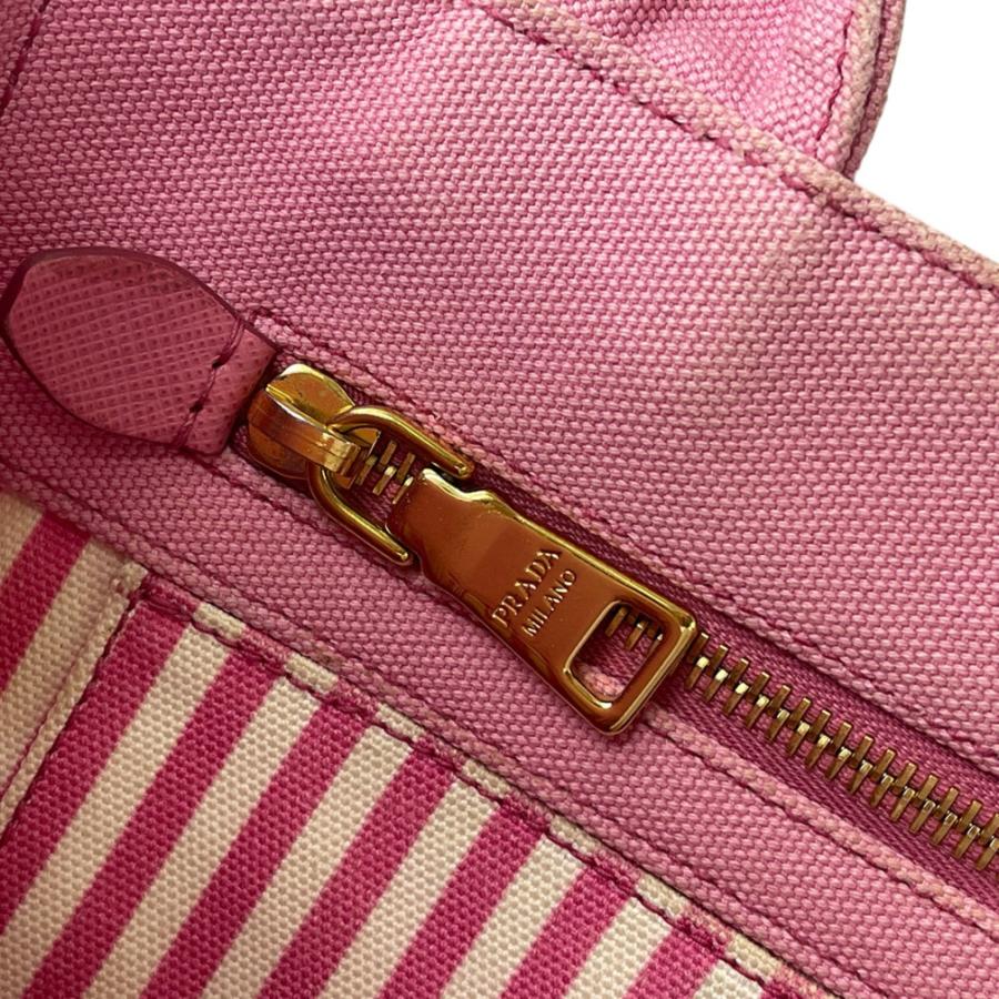CANAPA プラダ カナパ ミニ PRADA ハンドバッグ ミニトート ピンク