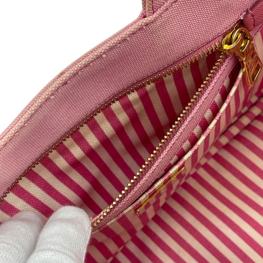 CANAPA プラダ カナパ ミニ PRADA ハンドバッグ ミニトート ピンク