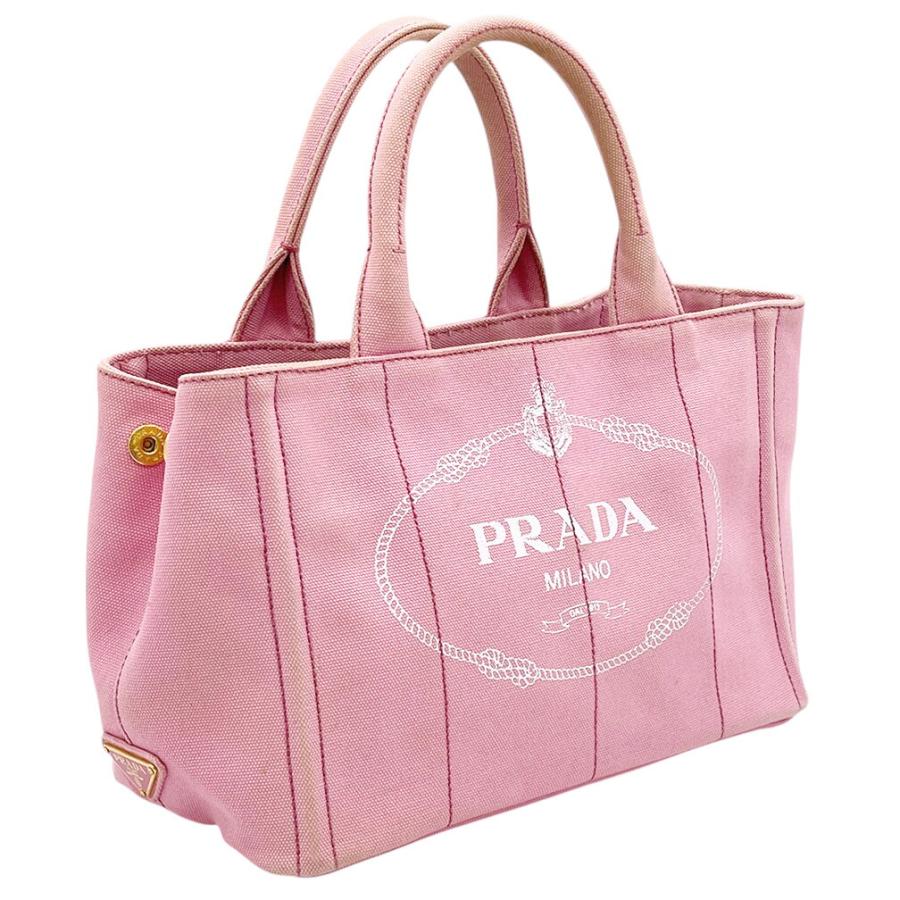 CANAPA プラダ カナパ ミニ PRADA ハンドバッグ ミニトート ピンク