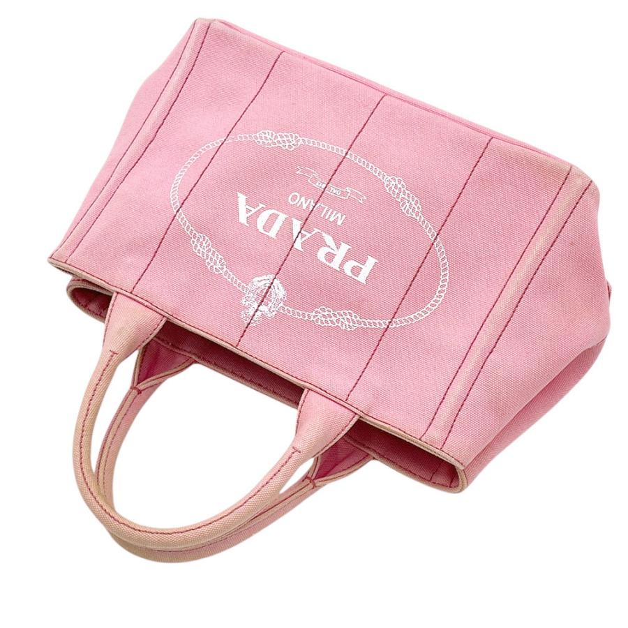 CANAPA プラダ カナパ ミニ PRADA ハンドバッグ ミニトート ピンク