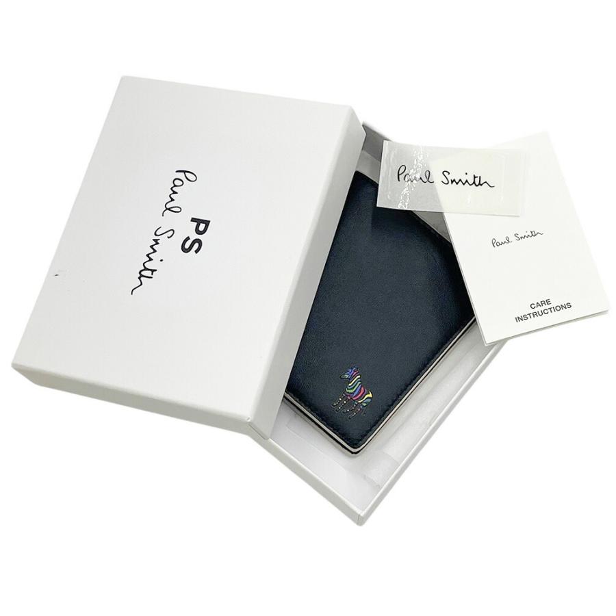 PS Paul Smith ポールスミス 名刺入れ カードケース M2A-6388-GZEBRA