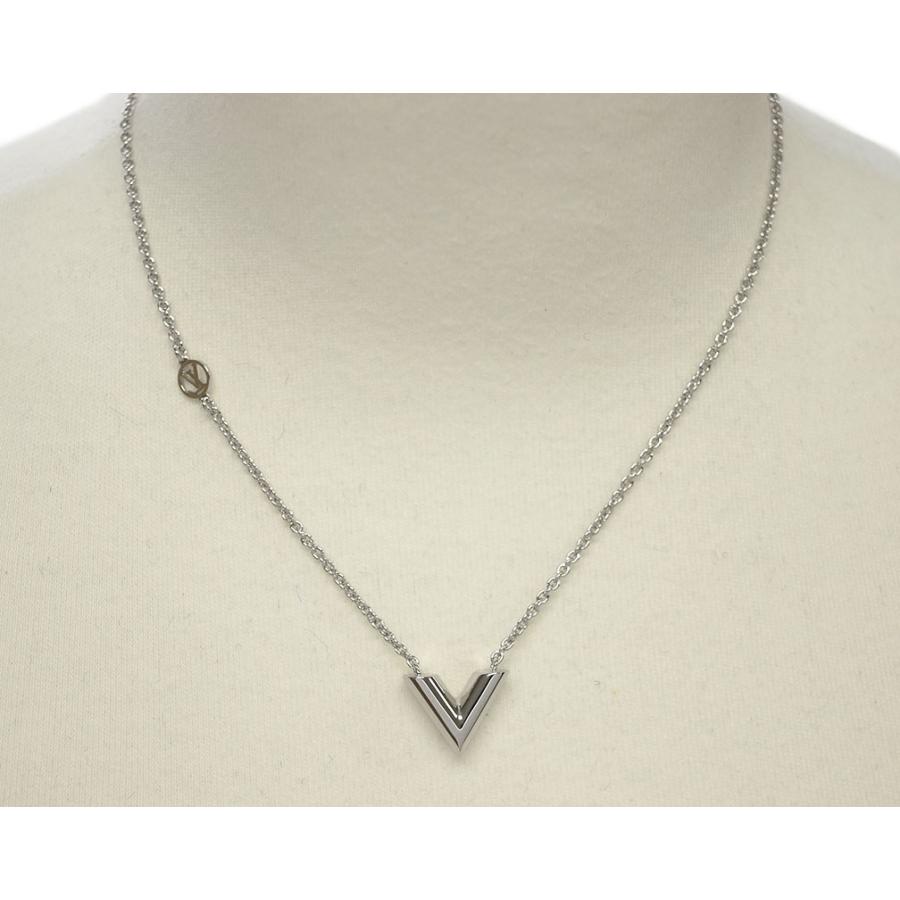 ！美品！　ルイヴィトン　ネックレス　V シルバー　A21Kk LOUIS VUITTON（ルイ・ヴィトン） 未使用 ルイ ヴィトン ネックレス