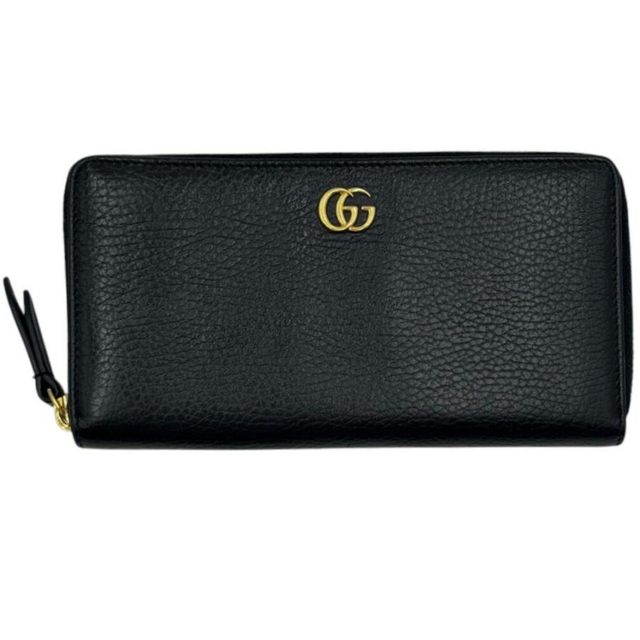 グッチ 456117 GGマーモント レザー ラウンドジップウォレット 長財布 GUCCI】グッチ『GGマーモント パイソン ジップアラウンド ウォレット